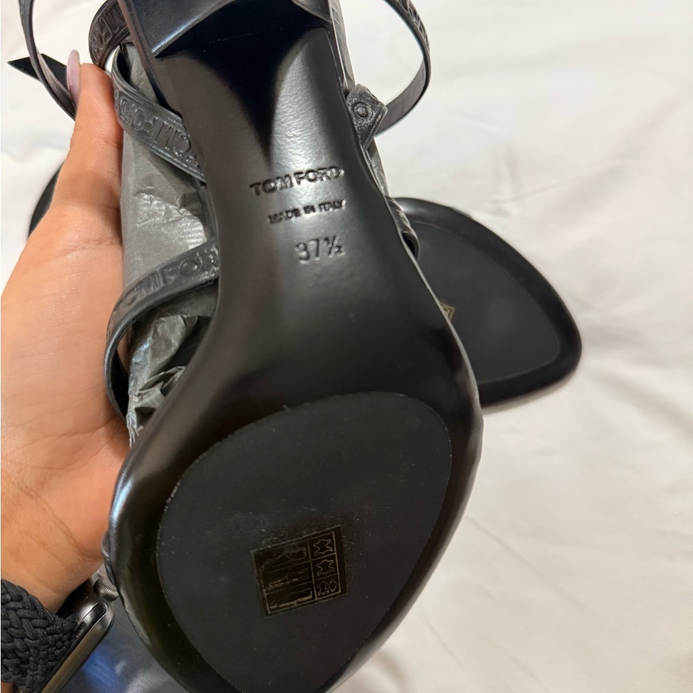 TOM FORD padlock hi heel women sandals NWT - Picture 6 of 8